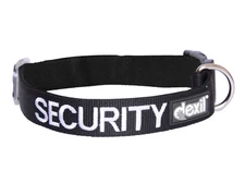 Colour Coded Black SECURITY Adjustable Heavy Duty Pet Dog Collar Or Padded Lead