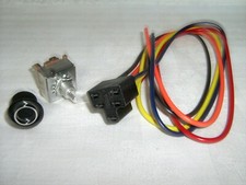 ROTARY AIR CONDITIONING SWITCH 3 SPD BLOWER W/HARNESS & PLUG, KNOB USA MADE