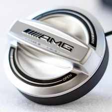 Genuine Mercedes Benz AMG Edition 55 Fuel Tank Filler Gas Cap Cover Matt Chrome