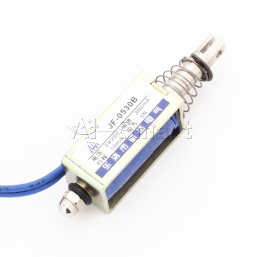 DC 6V/12V/24V Push Pull Type Open Frame Solenoid Electromagnet 10mm 5N/2N Reset - Picture 7 of 22