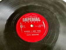 Fats Domino 78 what will I tell my heart/when I see you VG scratches scuffs box