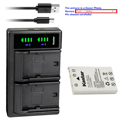 Kastar Battery LTD2 Charger for Nikon EN-EL5 MH-61 & Nikon Coolpix P510 Camera
