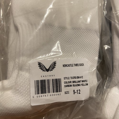 Newcastle United Third Socks ADULT Size 9 To 12 New Castore Howay The Lads - Picture 8 of 12