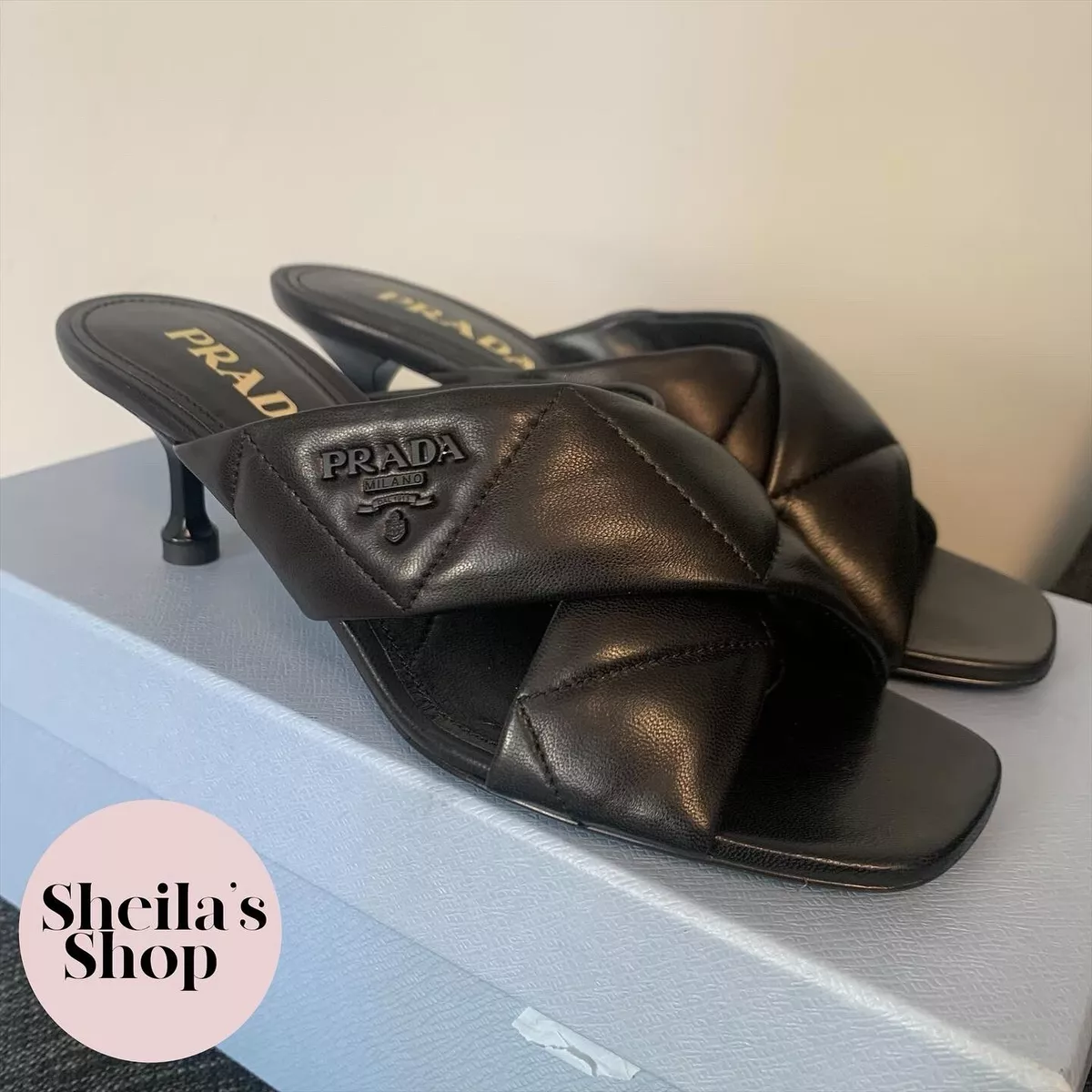 Prada mule sandals 2025