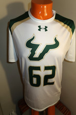 A6 Under Armour USF South Florida Bulls Football Team Player Issued Shirt 2XL