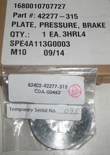 1680-01-070-7727 42277-315 Goodrich Plate; Pressure; Brake Safran 42277315 42...