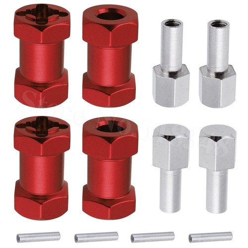 Metal 12mm Wheel Hex Hub Extension Adapter for AXIAL SCX10 D90 1/10 RC Crawler - Picture 8 of 9