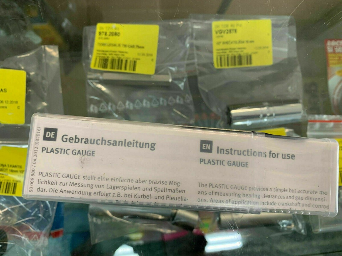 KOLBENSCHMIDT Plastic Gauge plain bearing measuring strip 0.025 