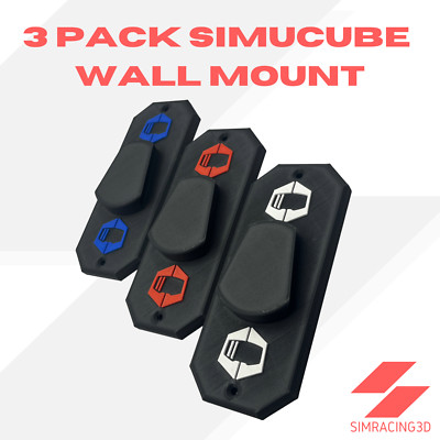 3 Pack Simucube Wall Holder for Wheel, Wall Mount for Simucube - SimRacing