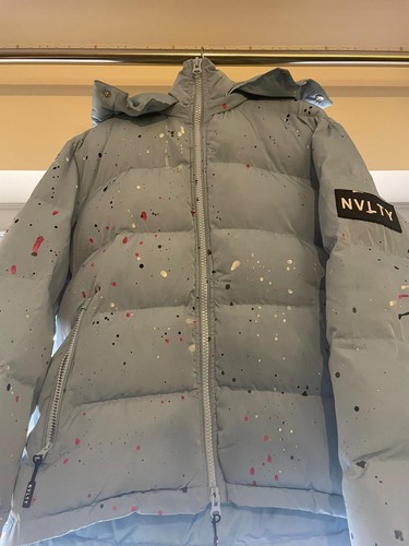 NVLTY Baby Blue Puffer Jacket Size S | eBay