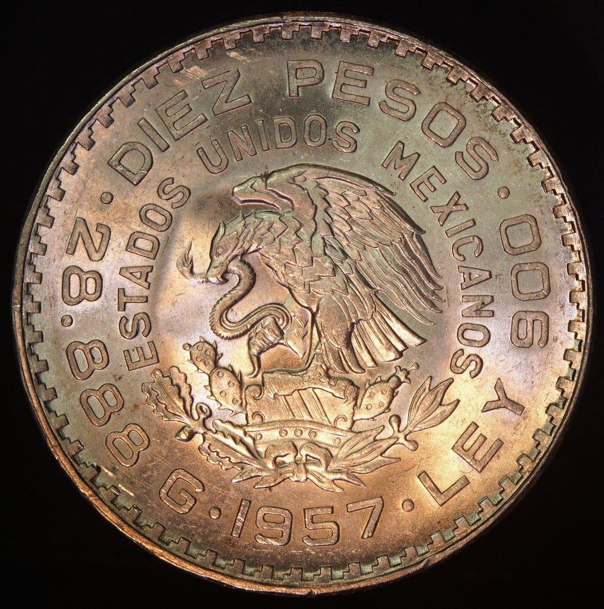 準未使用＋ メキシコ革命・ソノラ州 1915年 10ペソ P-S1073 準未使用＋