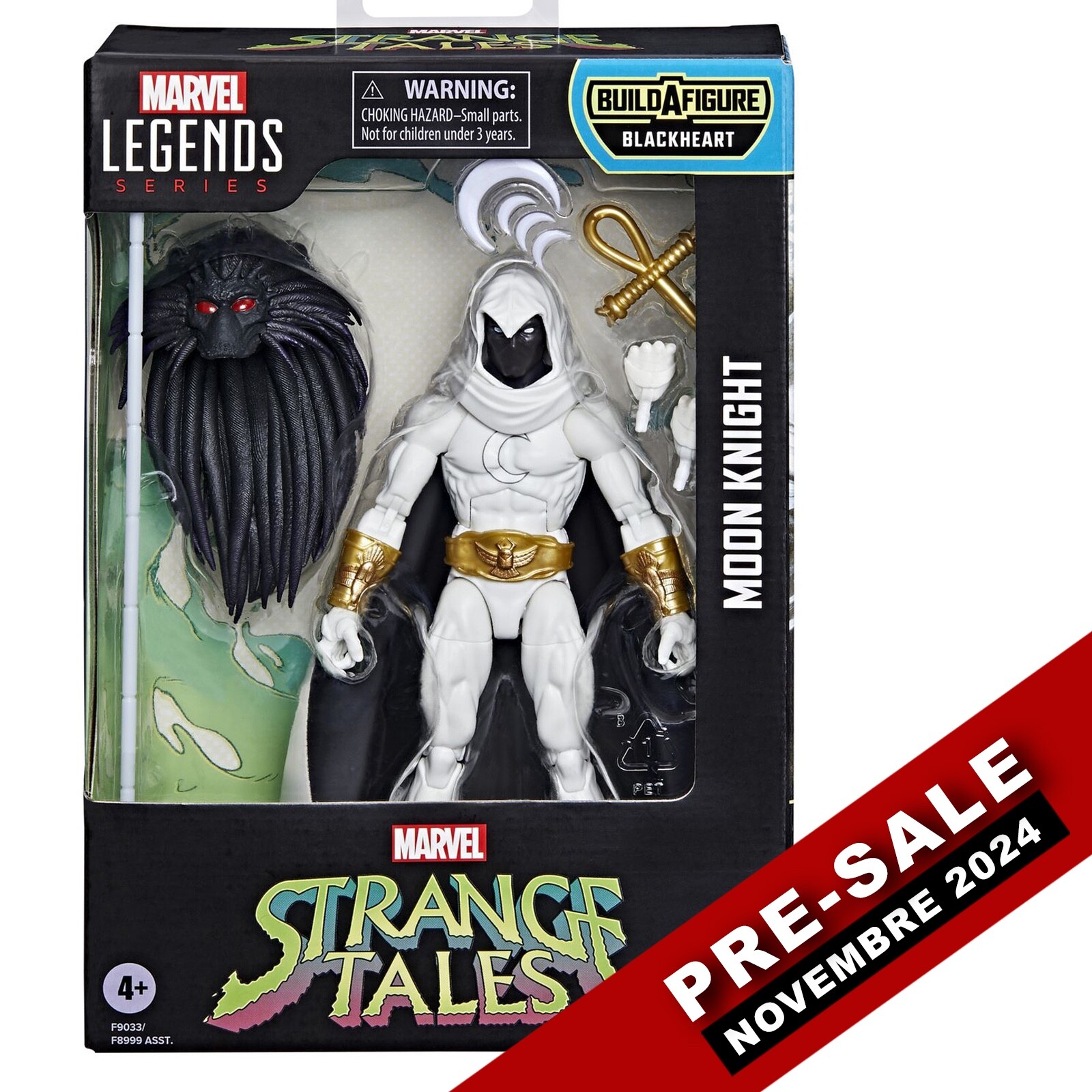 MOON KNIGHT - MARVEL LEGENDS BLACKHEART STRANGE TALES - HASBRO - ACTION FIGURE