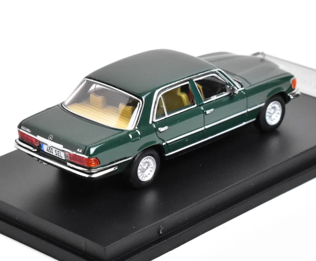【新品未開封】Maxwell 1/64 メルセデス ベンツ 450SEL 緑 Maxwell 1/64 Scale Mercedes-Benz 450SEL W116 Green Diecast