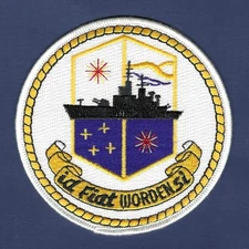 USS WORDEN CG-18 Guided Missile Cruiser Ship's Crest Patch