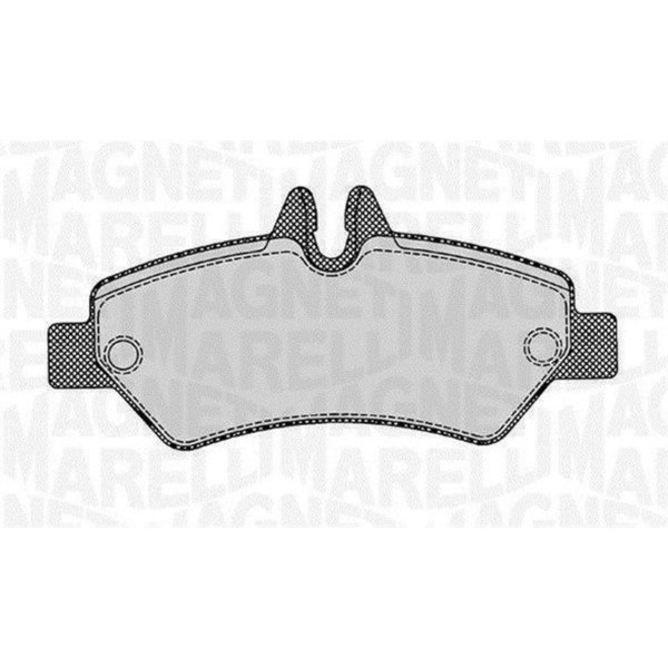 Magneti Marelli BremsbelÄGe Hinten Passend FüR MERCEDES-BENZ Sprinter VW Crafter-image