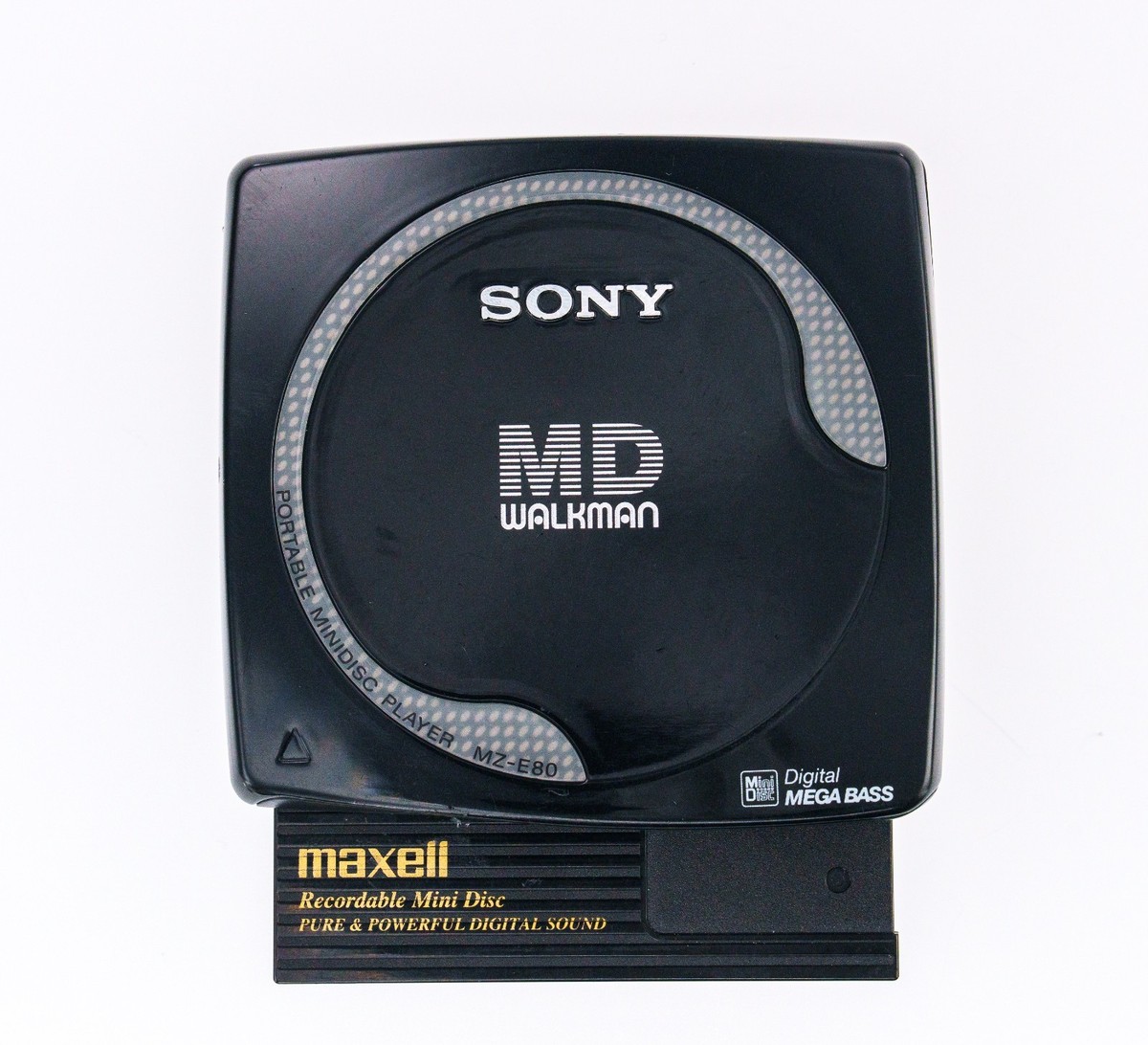 Sony MZ-E80 MD Walkman (Black) - Classic 1999 Model [DEMO / PLAYS