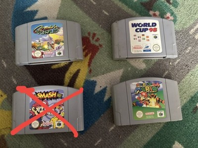 N64 Spiele Cruis In World, Super Mario 64 , World Cup 98