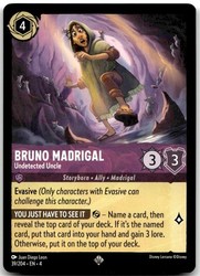 Bruno Madrigal - Undetected Uncle Ursula's Return 39/204 Super Rare