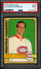 1972 O-Pee-Chee #205 Jacques Laperriere PSA 9 MINT