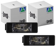 2x ABAKUS KENNZEICHENLEUCHTE passend für CITROËN C2 C3 C4 C5 C6 C8 EVASION