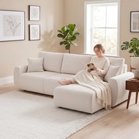 Homcom Ecksofa Mit Schlaffunktion 3Er Schlafsofa Mit Umkehrbarer Chaiselongue