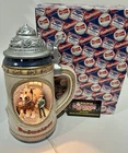 Vintage 1998 Budweiser Clydesdale Stein Nitelite Light Up Beer Sign Enesco - NOS