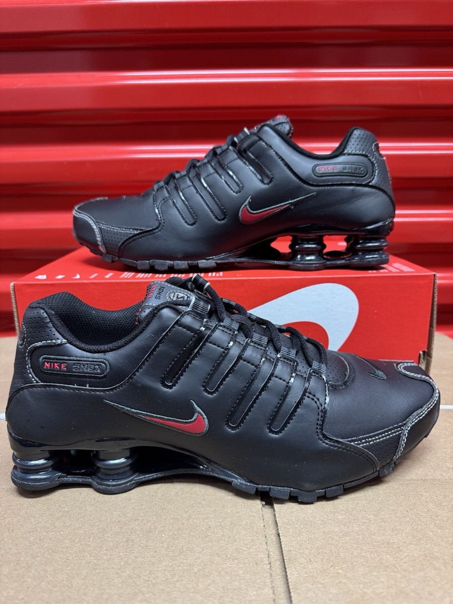 Men's Size 12 - Nike Shox NZ Black White Varsity Red 378341-017 | eBay