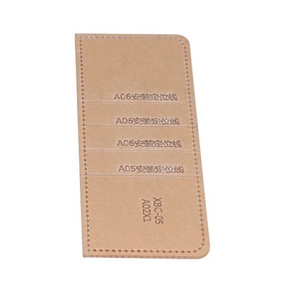 3er Long Wallet Acrylic Template Klar Schablone Für Geschenke