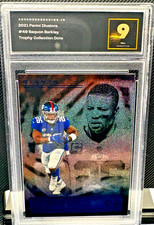 SAQUON BARKLEY DOTS MINT 9 (AI) - 2021 Panini Illusions Trophy Collection #49