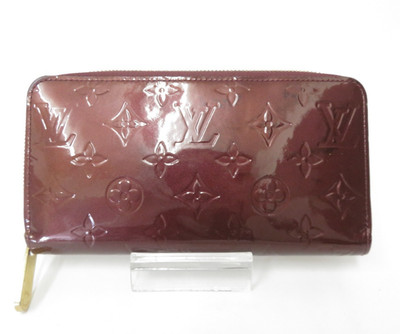 Authentic LOUIS VUITTON Monogram Vernis Zippy round zipper Long Wallet  F#50773