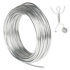 9 Gauge Aluminum Craft Wire, 50 Feet 3mm Bendable Armature Wire for Sculpting, J