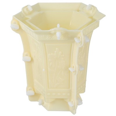 DIY Concrete Statue Mold Hexagonal Shape for Easy Flower Pot Crafting Projects