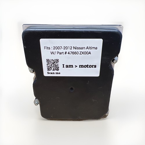 Refurbished ABS Brake Pump Module 2007 - 2012 Nissan Altima 2.5 | 47660 ZX00A - Picture 3 of 5
