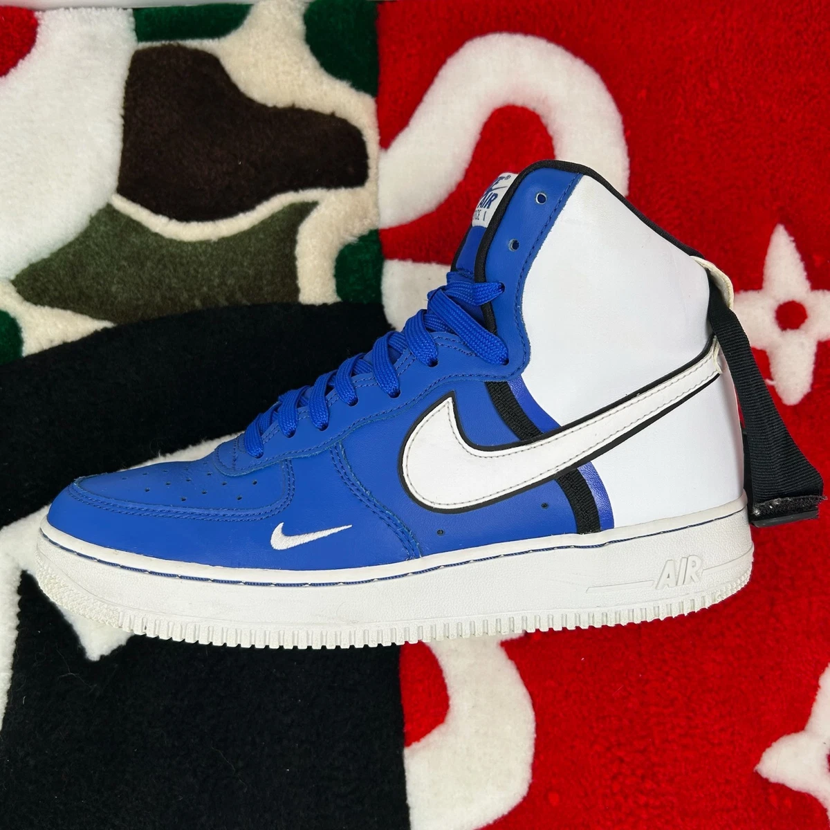 Las mejores ofertas en Nike Air Force 1 07 LV8 High Blue | eBay