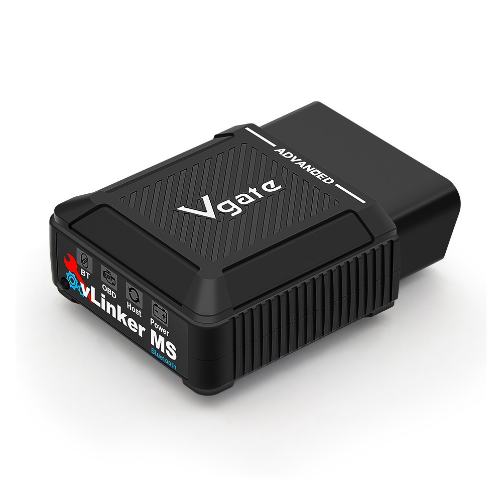 Vgate Vlinker MS Bluetooth OBD2 Scanner for 12V / 24V All Systems Diagnostic Too