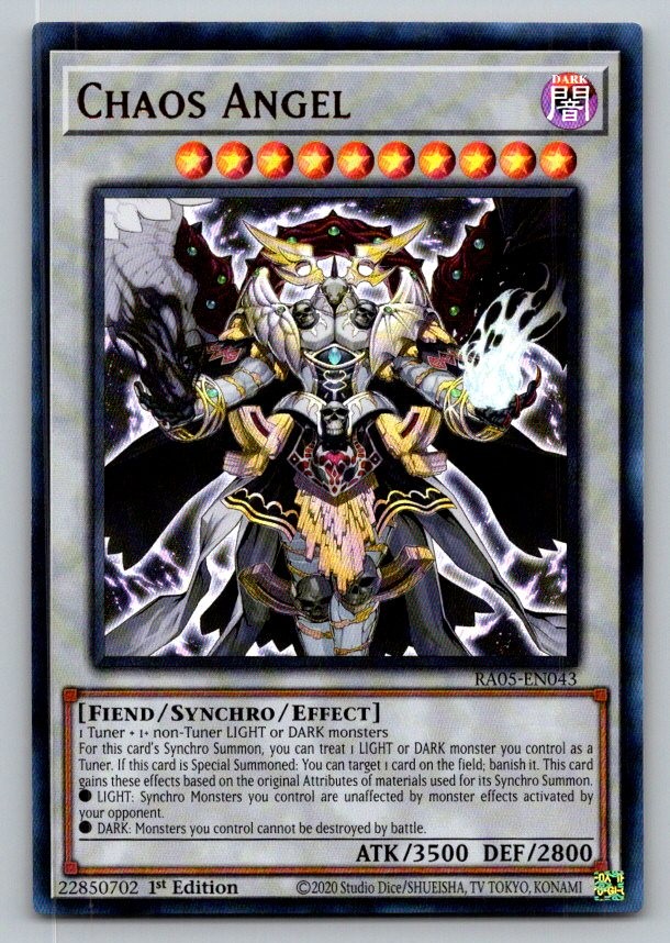 Chaos Angel (Ultra Rare) RA05-EN043 Ultra Rare Rarity Collection 5