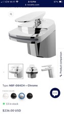 Norvatto Waterfall Lavatory Faucet, NBF-084 Series Chrome unused no box