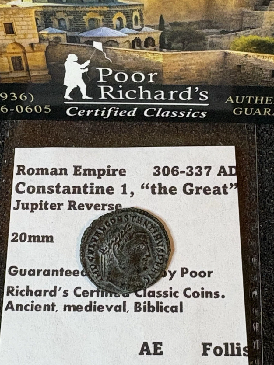 Follis Constantine I Uncertified Roman Imperial Coins (27 BC-476
