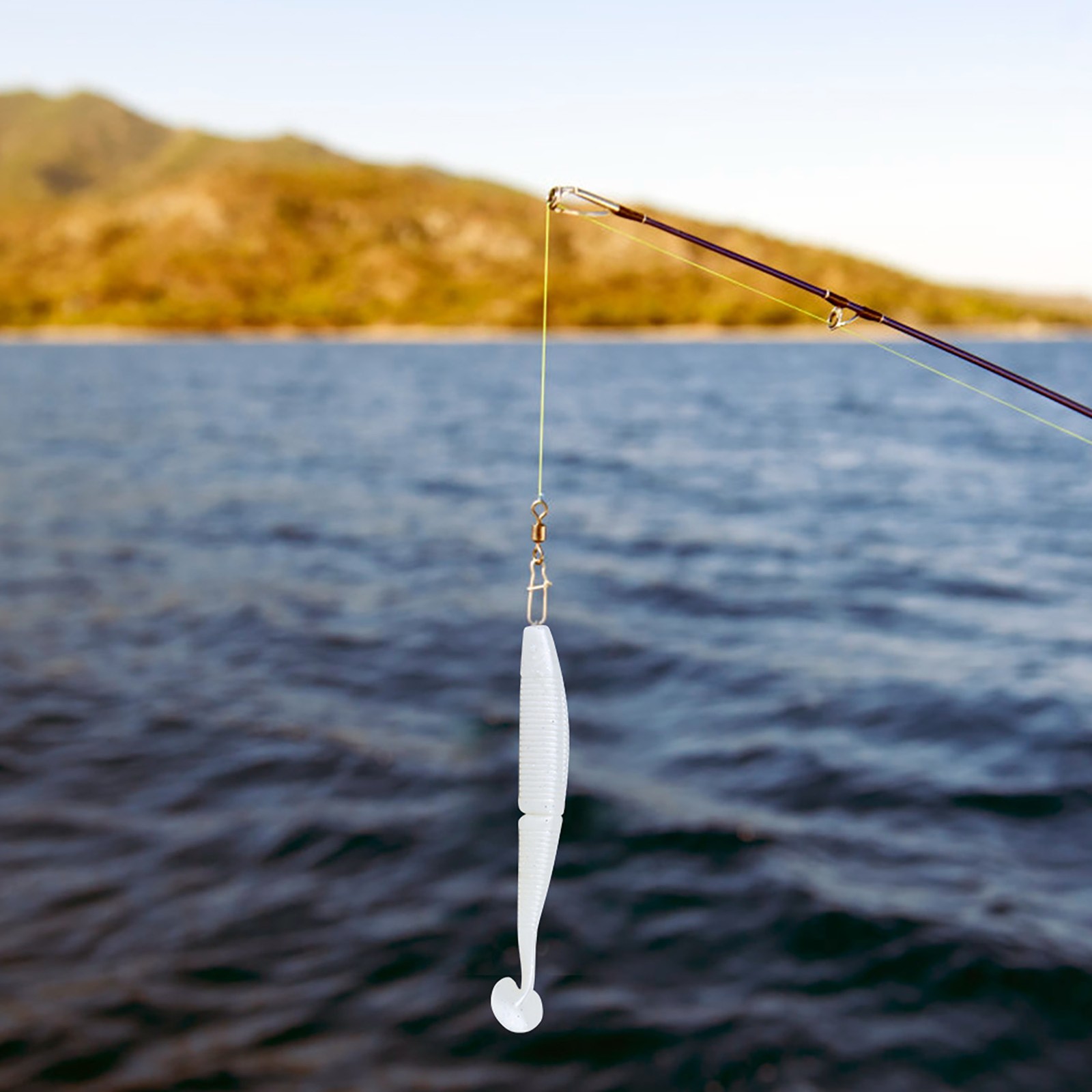 AR50 3PCS Double Color T Tail 120mm 10.5g Soft Worm Artificial Bait Lures Fishin