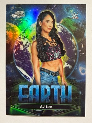 AJ Lee [Earth] #PP-10 2026 Topps Cosmic Chrome WWE Planetary Pursuit