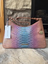 Brahmin Esme Multi Stellaris Embossed Metallic Melbourne Shoulder Bag NWT