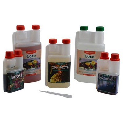 CANNA Coco Düngerset inkl. Boost, Cannazym, Rhizotonic
