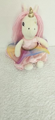 H&M Einhorn Ballerina Regenbogen Tüll Kleid Stofftier 9'' Hennes & Mauritz nicht mehr produziert