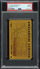 1998 ANA POKEMON JET-COMMEMORATIVE #COMM GOLD BOARDING PASS MEWTWO PSA 10
