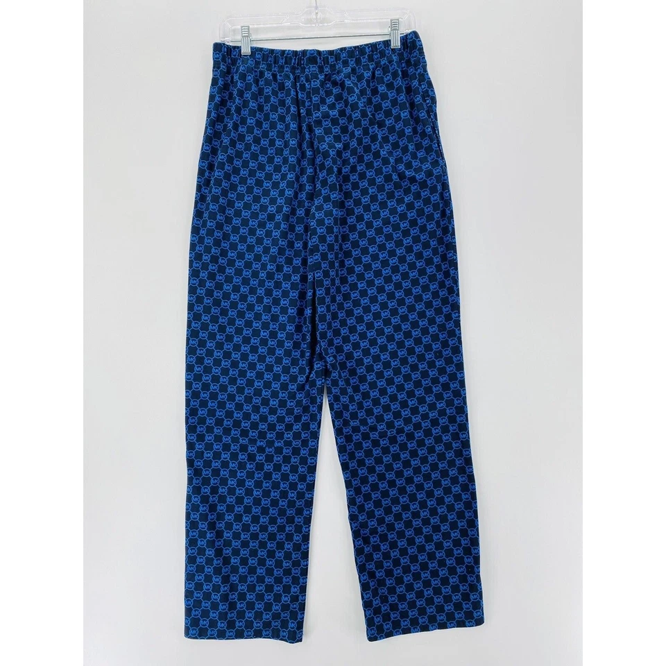 Pantalones de pijama Michael Kors para hombre talla mediana azul marino tejido ropa de salón ropa para dormir Foto 3 de 4