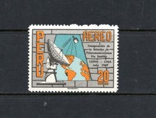 S4794   Peru   1969   space  Satellite Earth Station    1v.   MNH