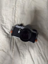 Pentax ME Super Silver/Black 35mm SLR Film Camera with 50mm lens WORKING meter