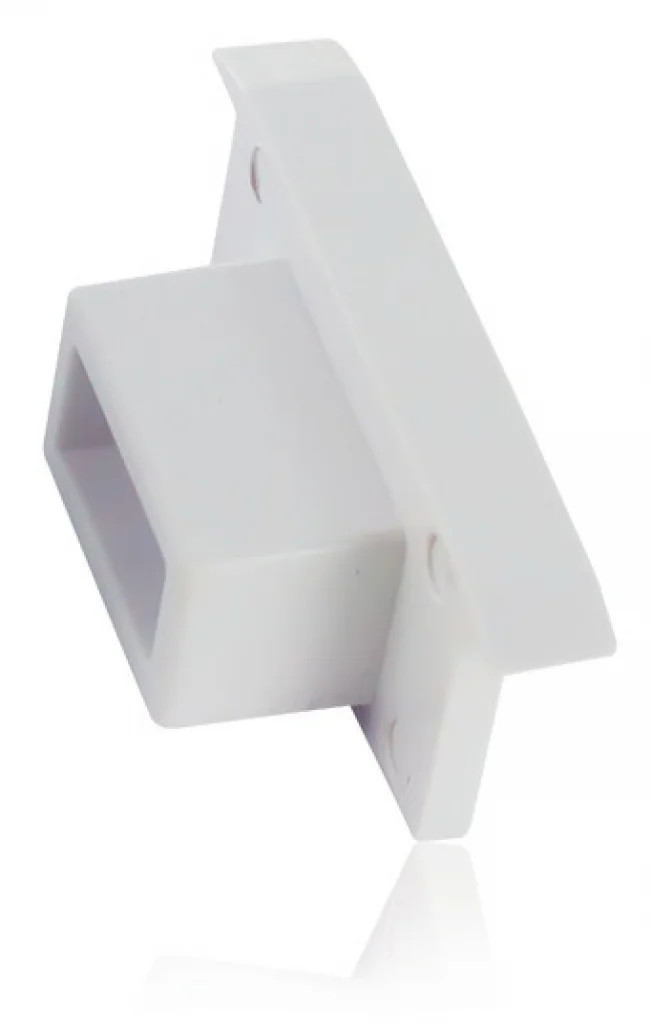 LED Tape End Cap With Cable Entry For 26.9mm x 11mm Recessed Profiles Integral