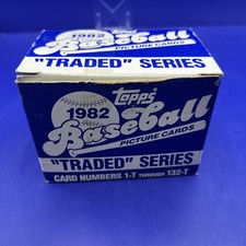 1982 Topps Traded Baseball Complete Set 1-132...
