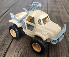 Vintage Army Four-Wheel Off-Road Plastic Jeep- Doors Open
